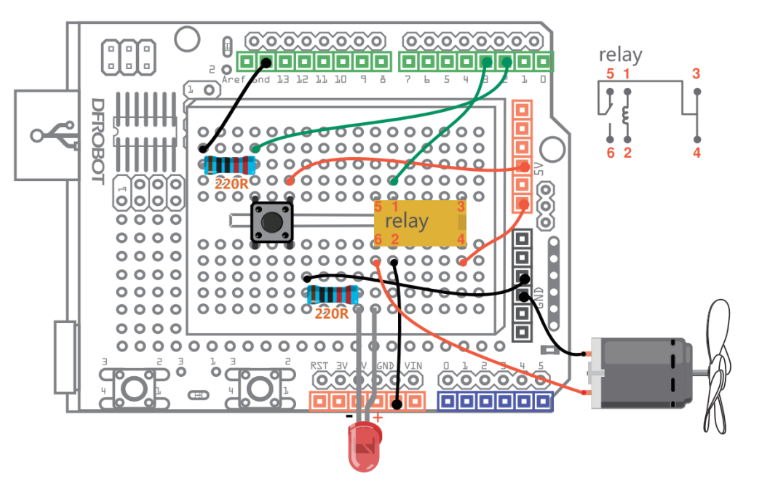 Arduino教程13--自制风扇「DFR0100 」图2