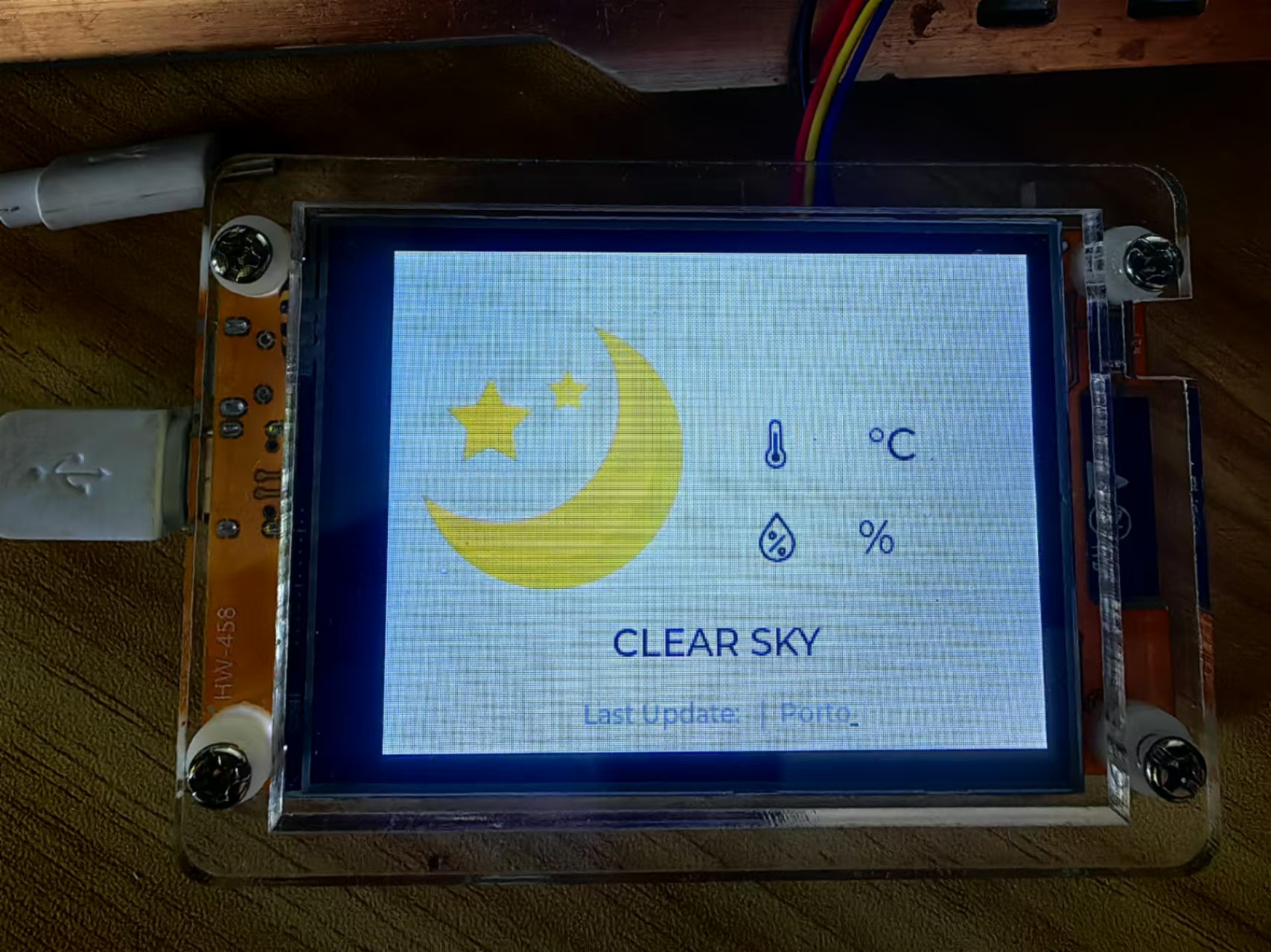 【花雕学编程】Arduino动手做（238）---ESP32 CYD数字气象站封面1