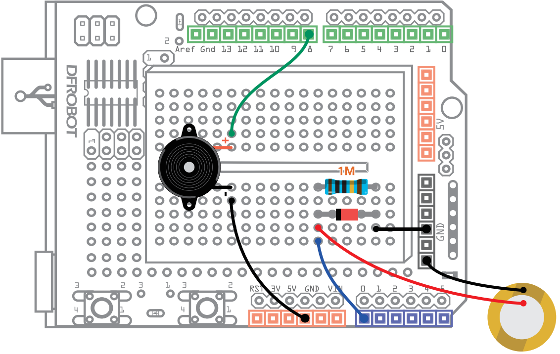 Arduino入门教程18--敲击电子鼓「DFR0100」封面3