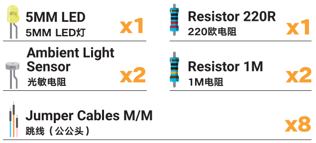 Arduino入门教程19--手势控制灯「DFR0100」封面