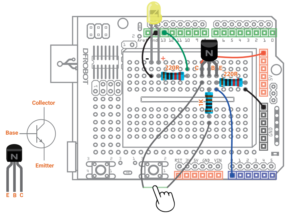 Arduino入门教程22--指尖开关「DFR0100」图2