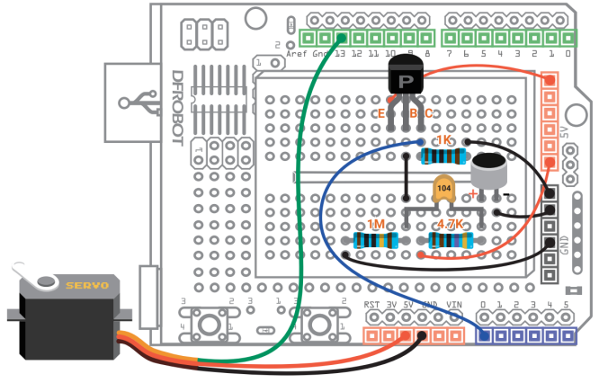 Arduino入门教程26-指针式噪音计图1