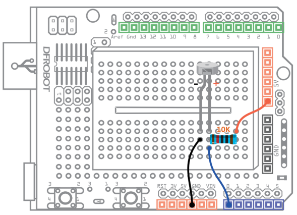 [入门教程]Arduino入门教程30-绘制光线图1