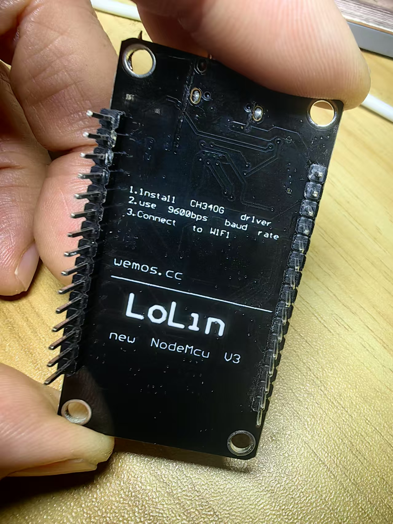 【花雕学编程】Arduino动手做(246)---Nodemcu V3 Lua ESP8266图2