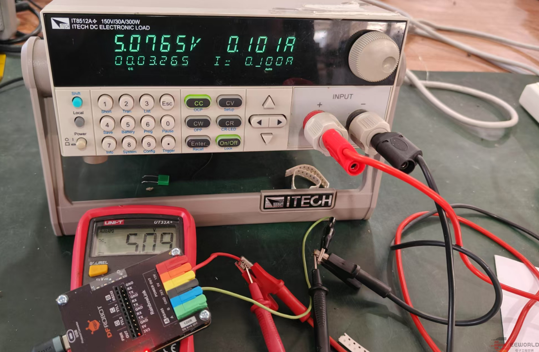 【RainbowLink USB 协议转换器】第5棒:电源输出能力测试图13
