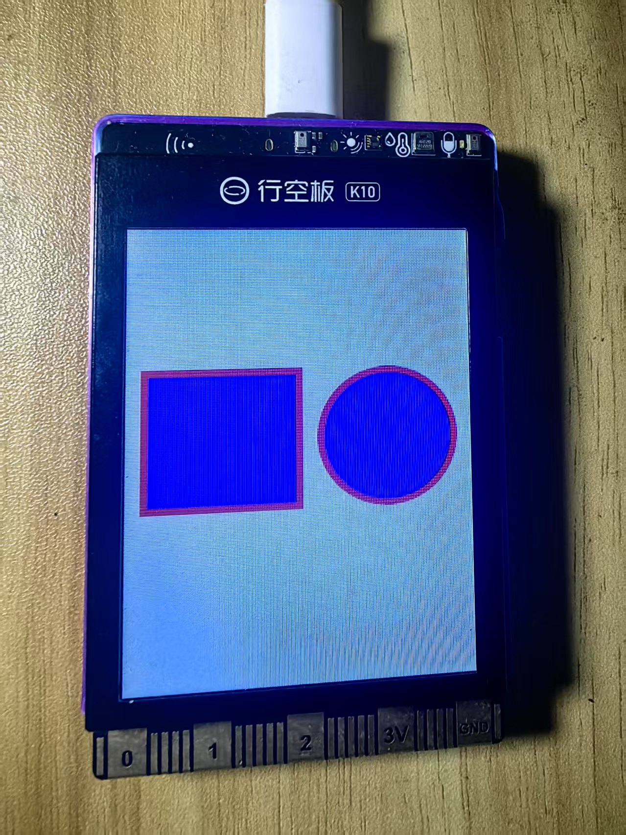 【花雕学编程】行空板K10系列实验之板载传感器双按键AB封面2