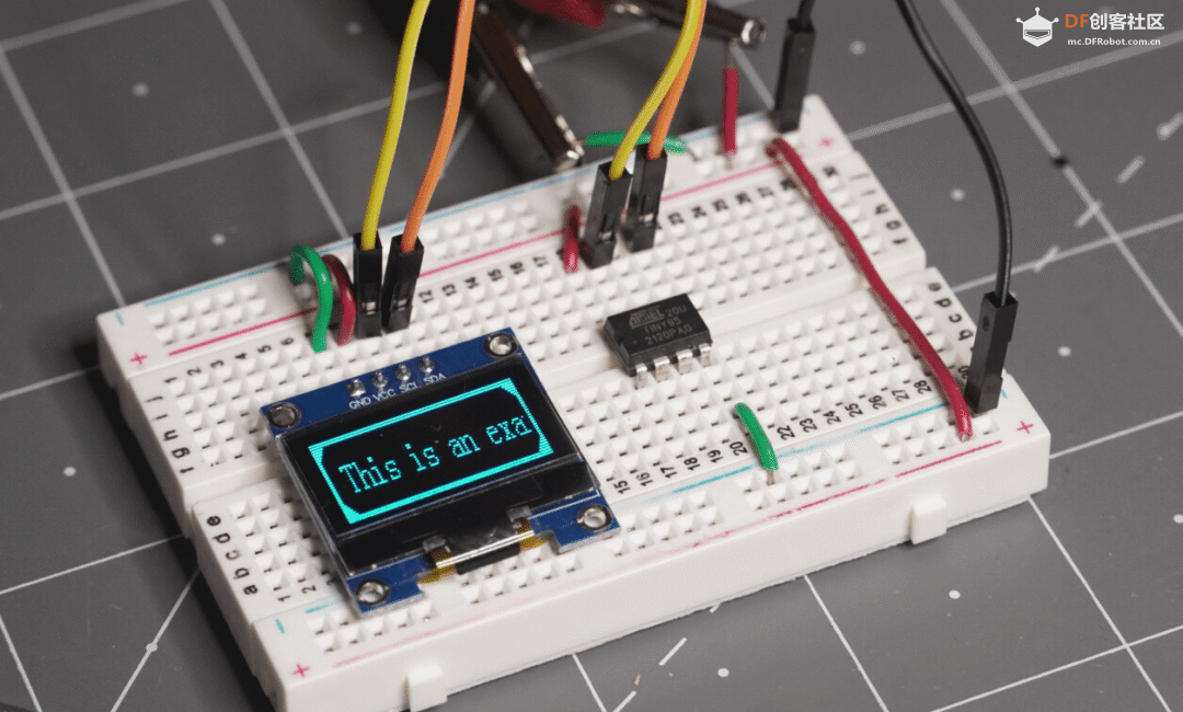 可随身携带的智能辐射检测仪、用ATtiny85驱动迷你OLED屏...图6
