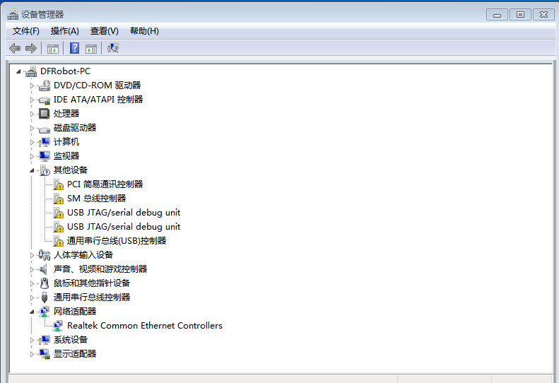win7系统在Mind+选择端口的位置找不到UNIHIKER K10图4