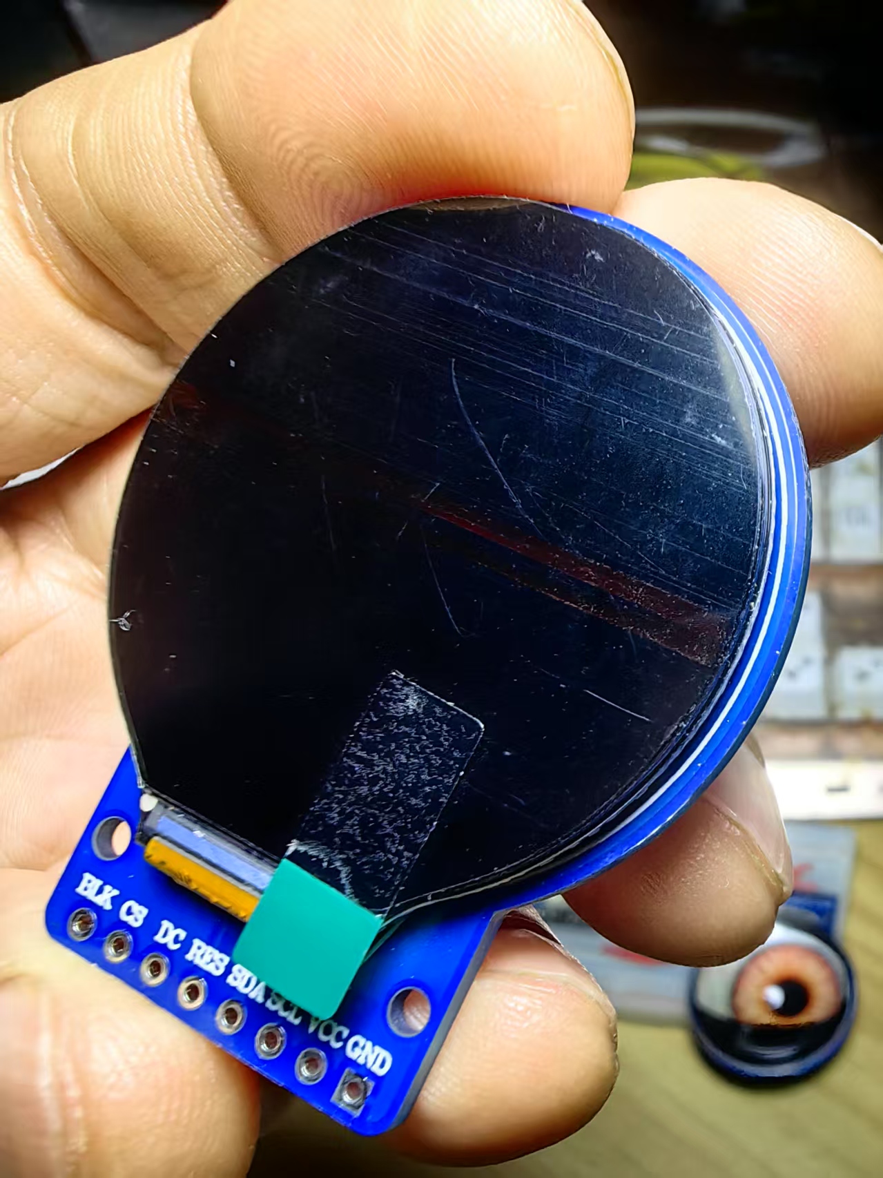 【花雕学编程】Arduino动手做（249）--GC9A01快速反弹的小球图2