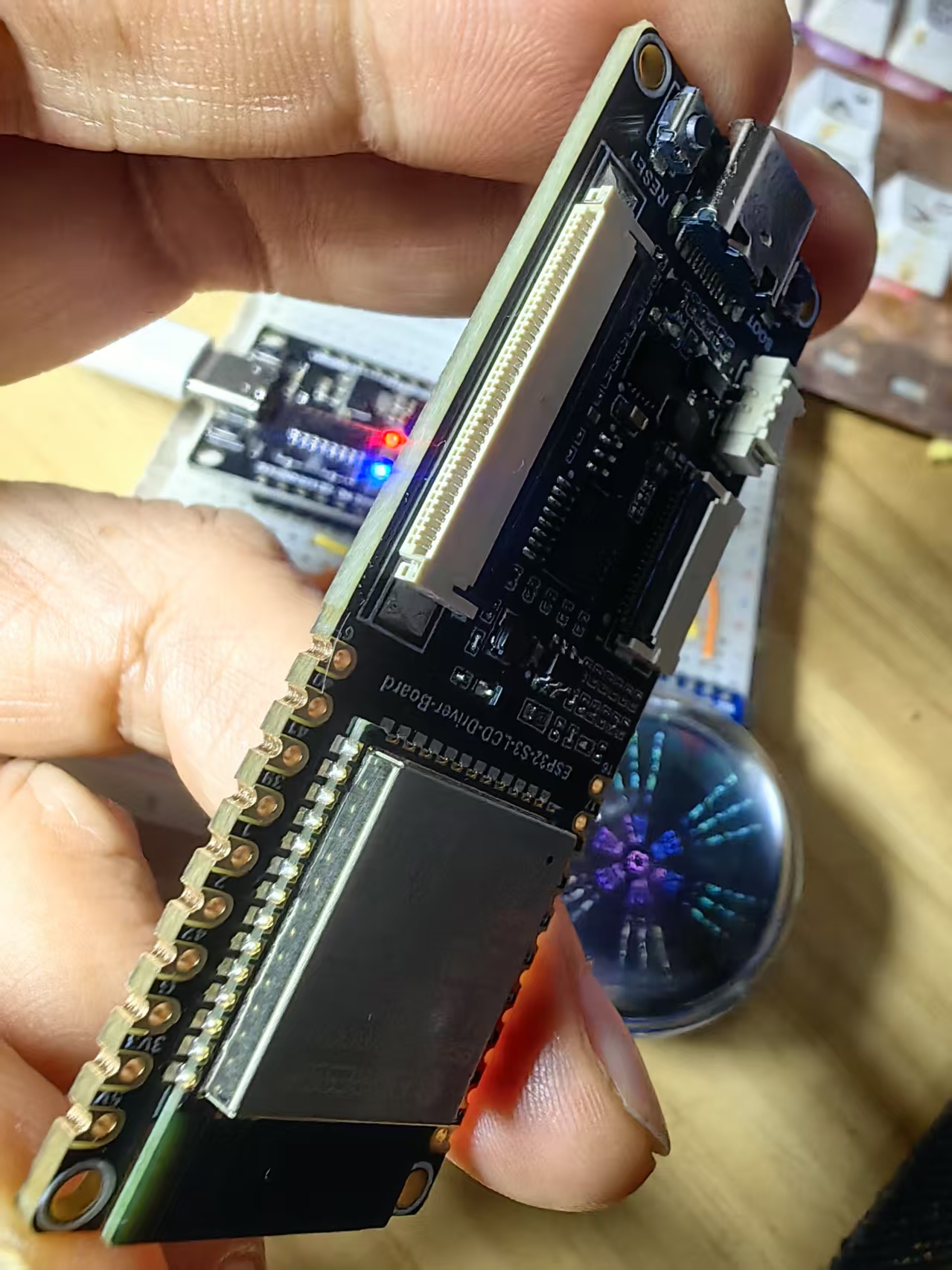 【花雕学编程】Arduino动手做（250）---ESP32-S3 RGB/SPI  LCD 板图2