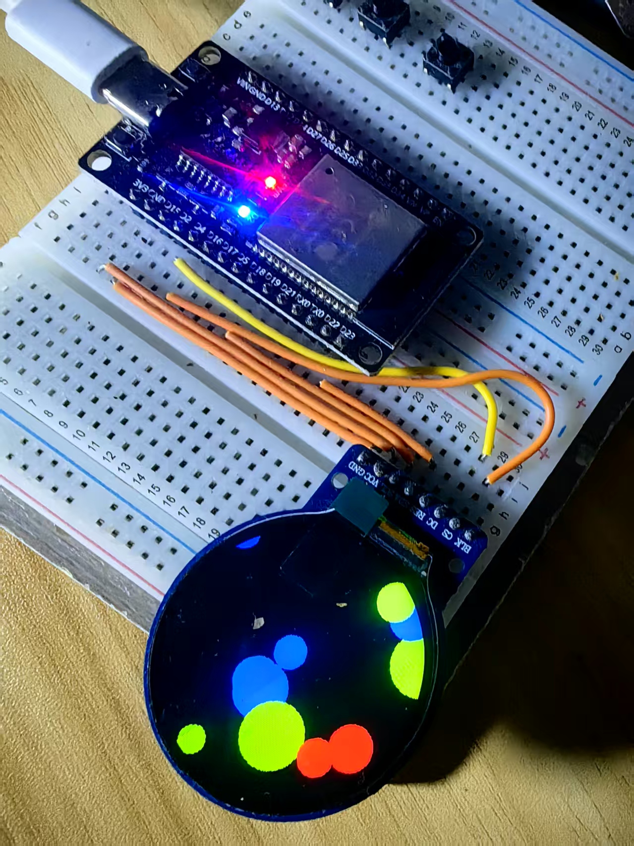 【花雕学编程】Arduino动手做（249）--GC9A01呼吸节奏的圆形图3