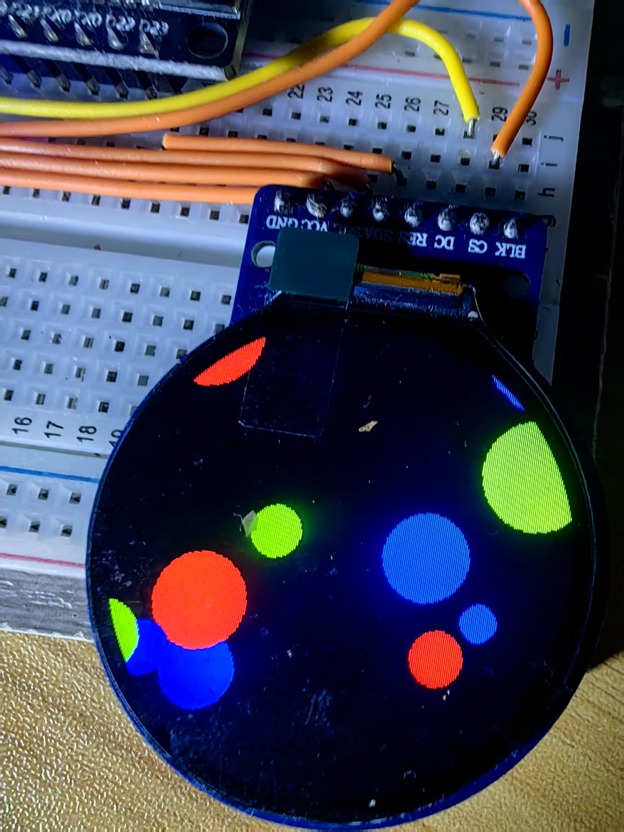 【花雕学编程】Arduino动手做（249）--GC9A01呼吸节奏的圆形图2