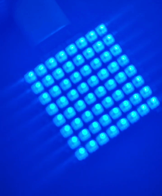 【花雕学编程】Arduino动手做（252）---Matrix 全屏七种颜色图1