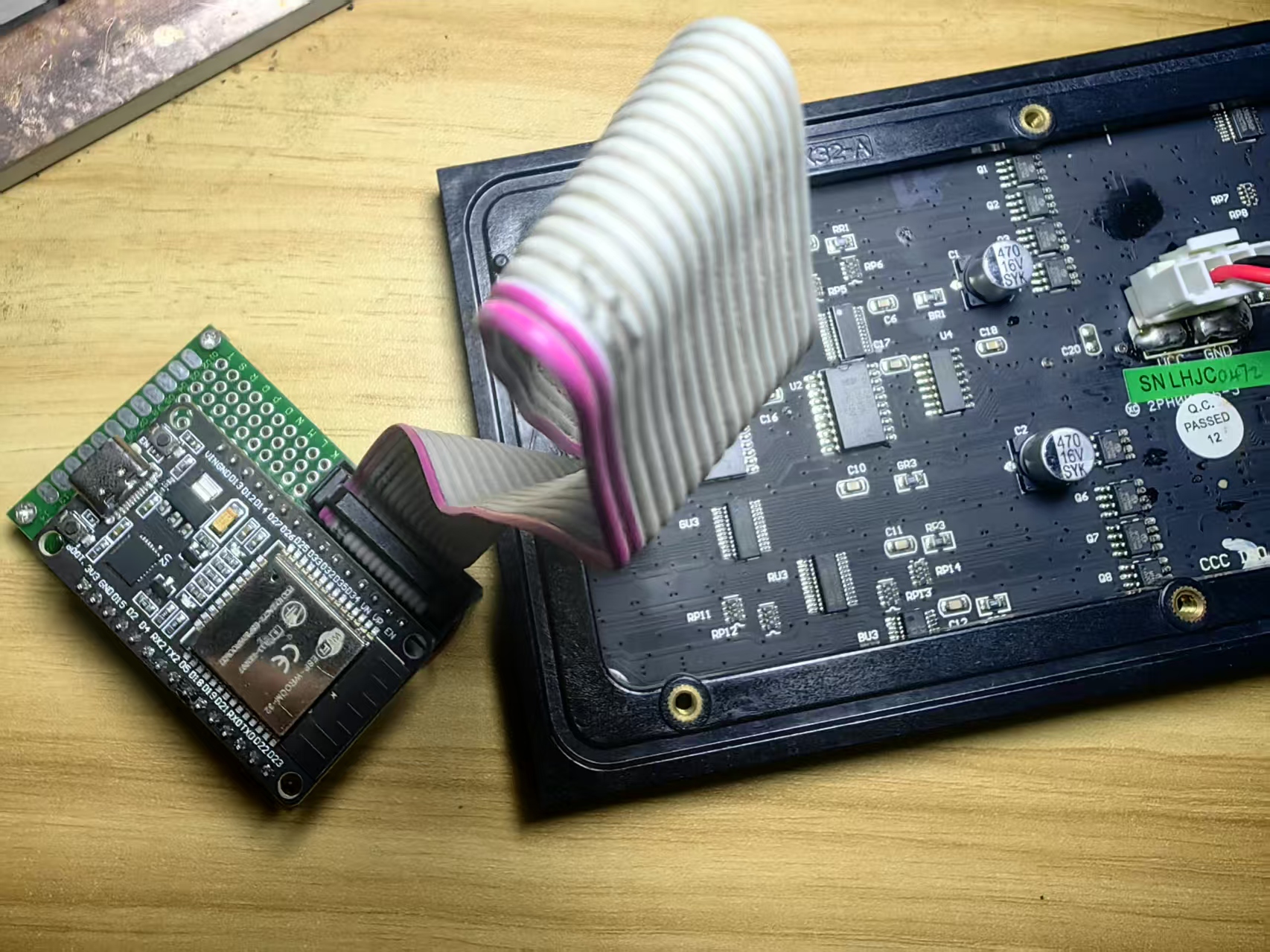 【花雕学编程】Arduino动手做（220）---P6全彩16X32单元板图3