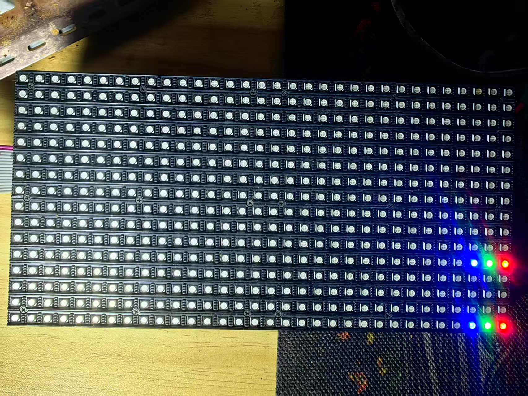 【花雕学编程】Arduino动手做（220）---P6全彩16X32单元板图2