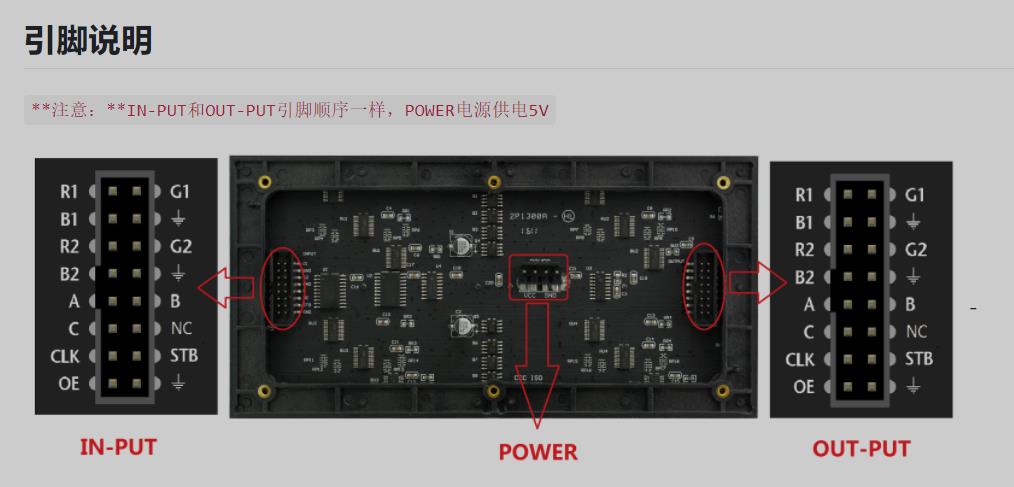 【花雕学编程】Arduino动手做（220）--P6板依次点亮红蓝绿图1
