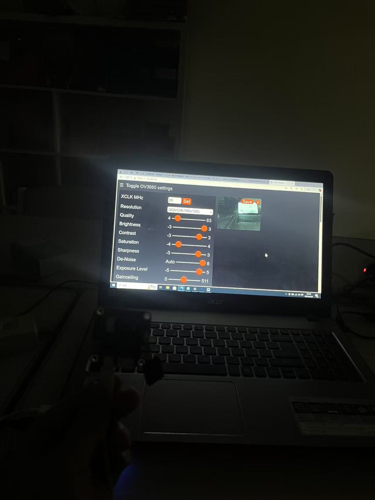 ESP32-S3 AI 边缘智能测试项目之夜间卧室老人摔倒检测图2