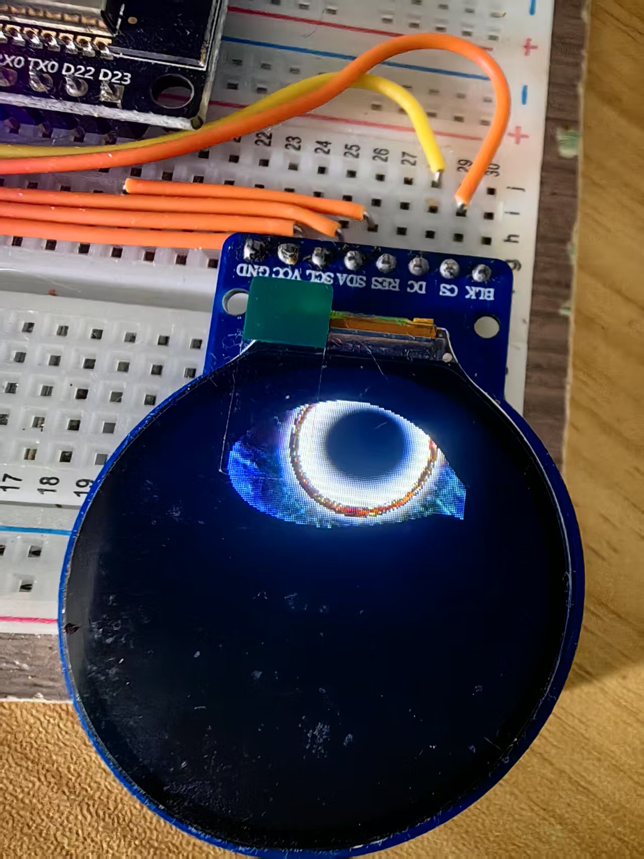 【花雕学编程】Arduino动手做（249）---GC9A01蝾螈之眼动画图3