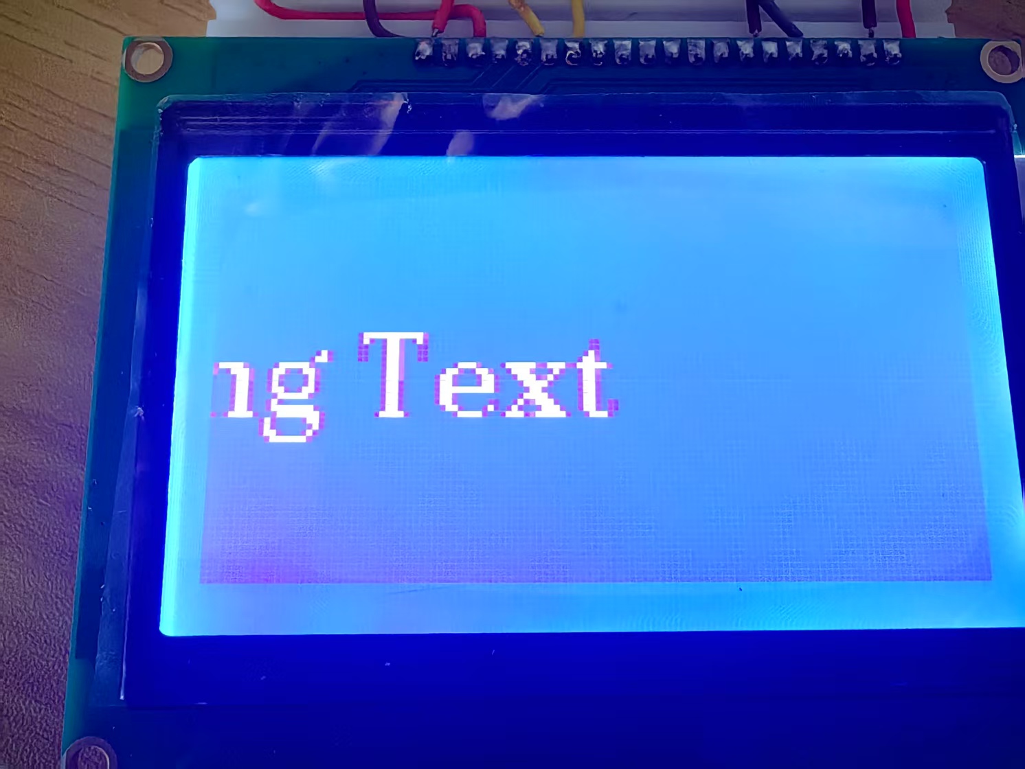 【花雕学编程】Arduino动手做（199）---单行文本横向滚动图2