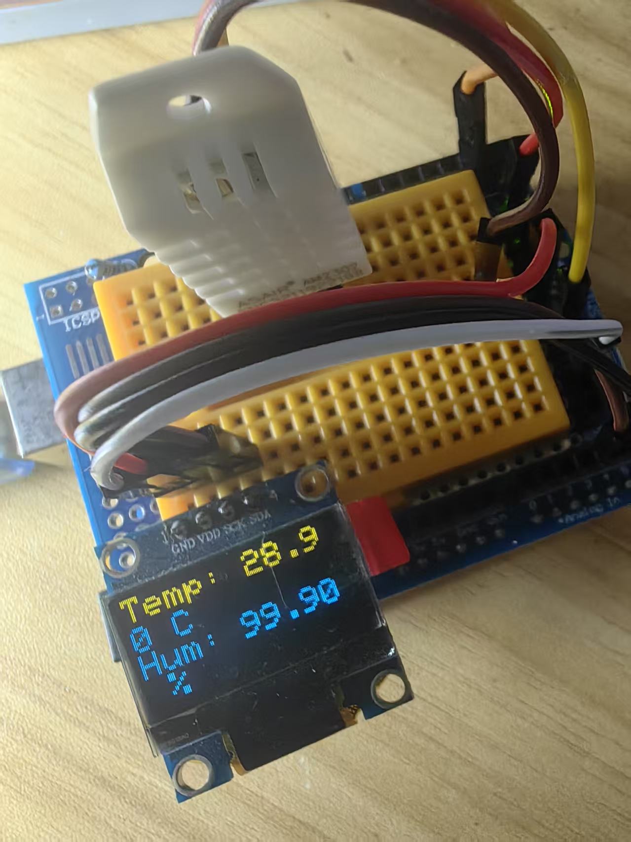 【花雕学编程】Arduino动手做（218）--DHT22模块五个小实验图2