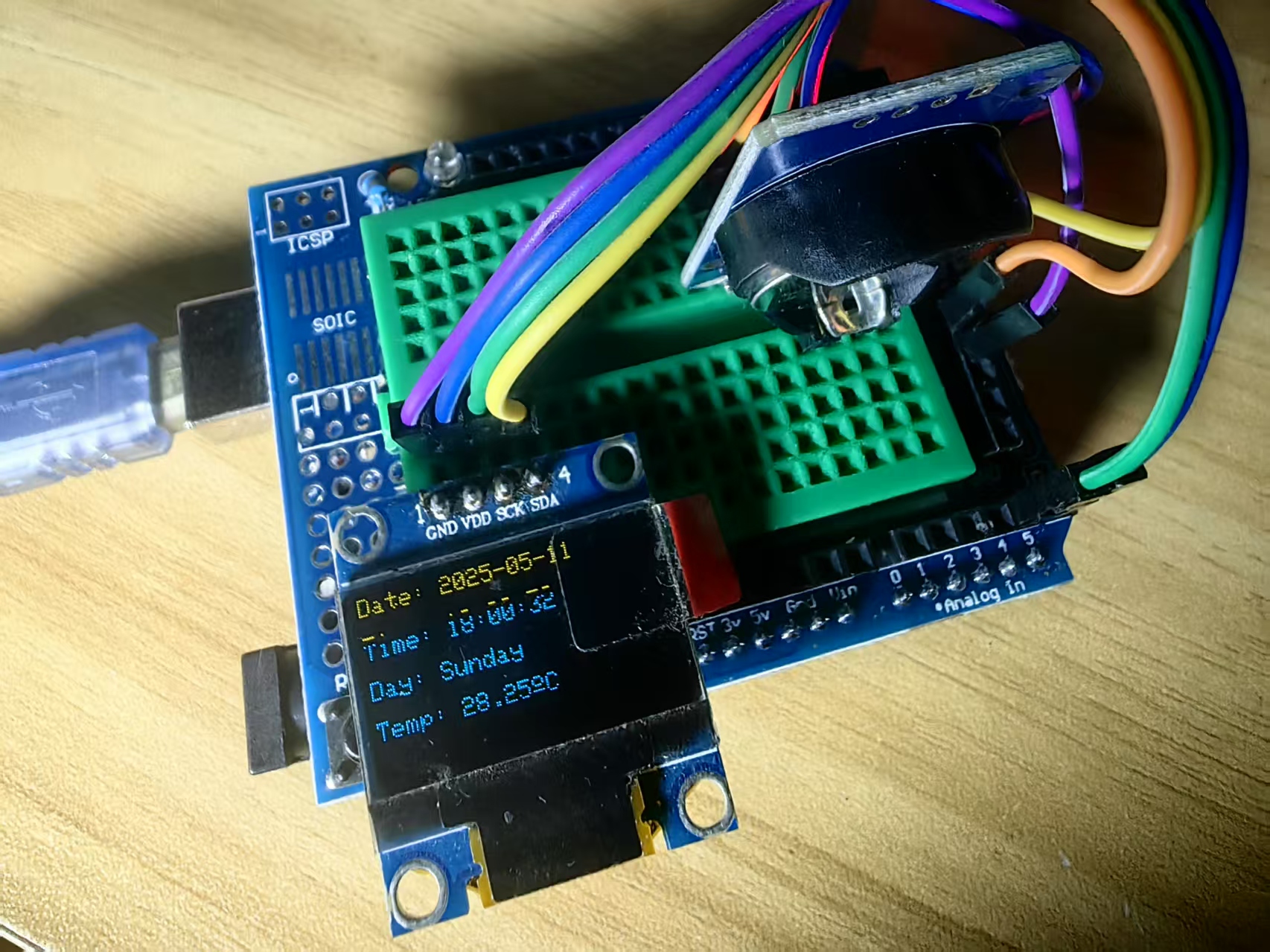 【花雕学编程】Arduino动手做（245）--DS3231模块11个小实验图2