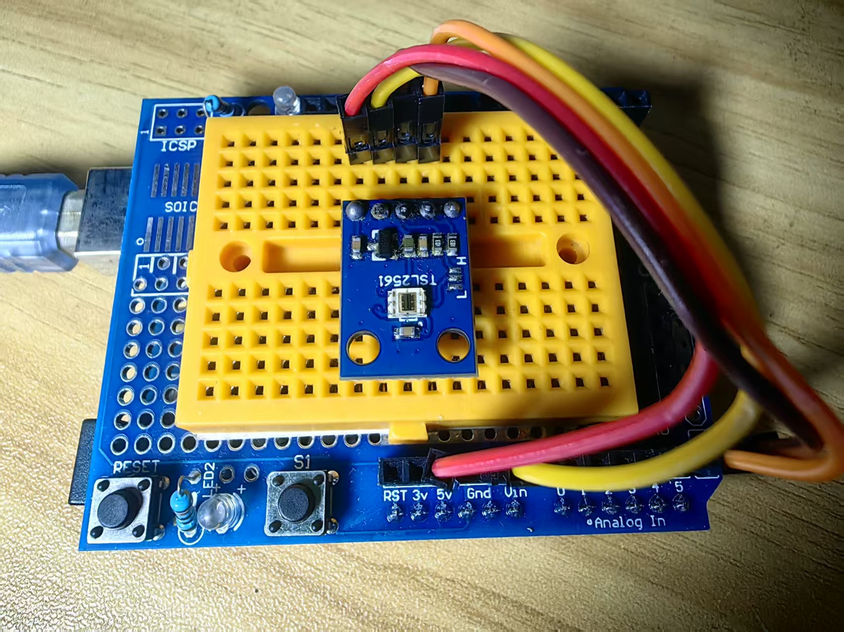 【花雕学编程】Arduino动手做（188）---TSL2561模块5个小实验图1