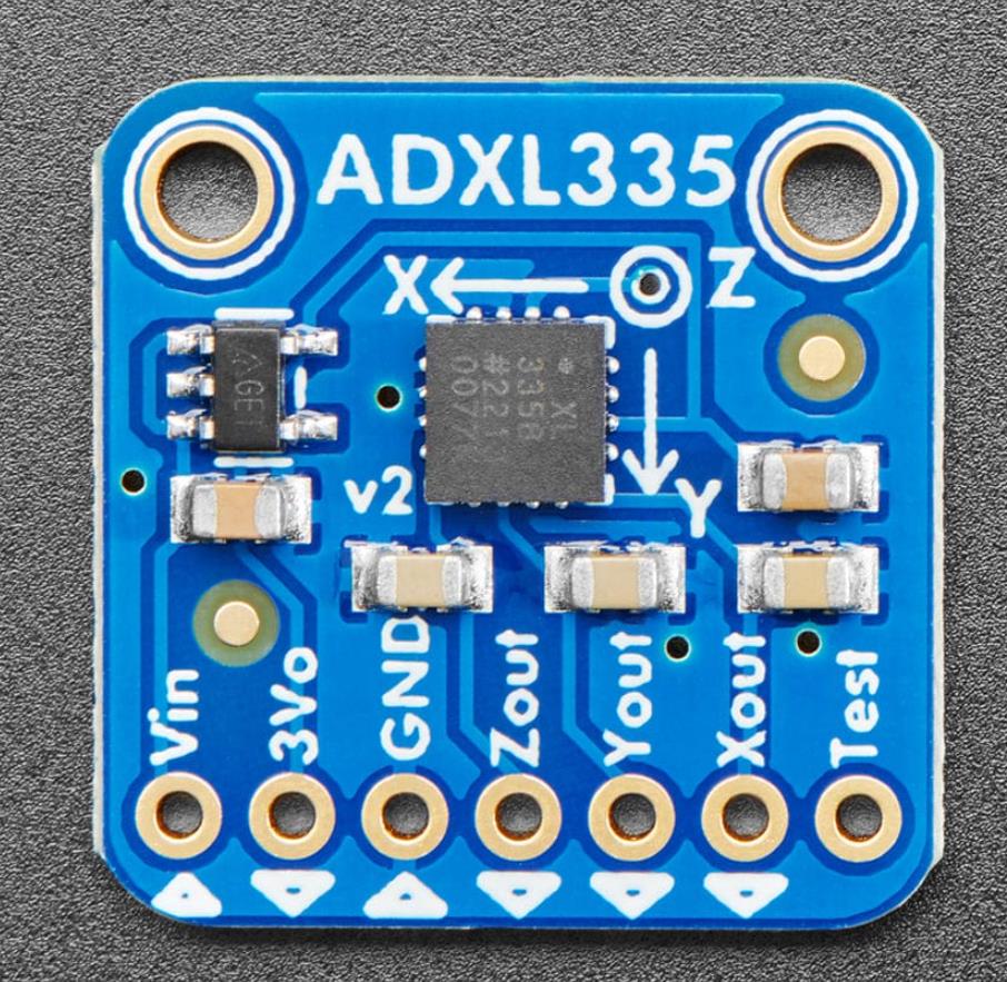 【花雕学编程】Arduino动手做（239）---ADXL335三轴6个小实验图1