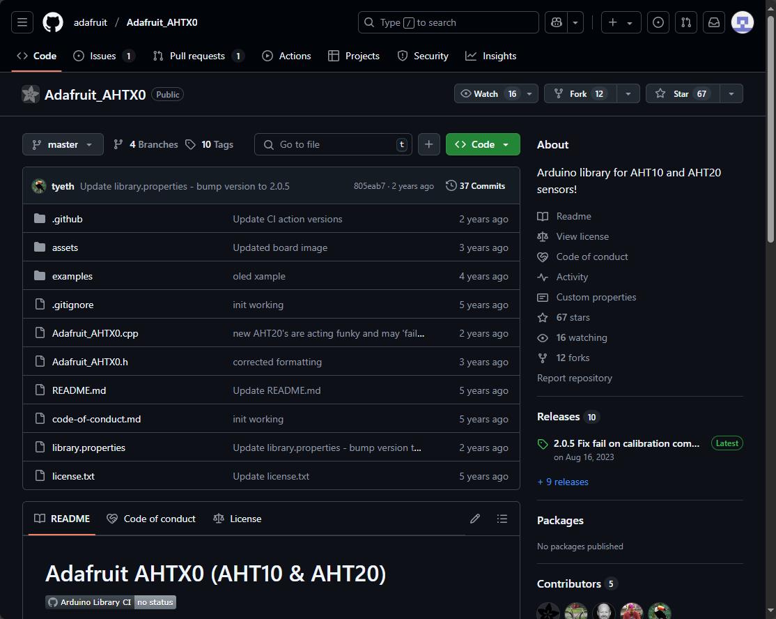 【花雕学编程】Arduino动手做（256）---AHT20 温湿度I2C模块封面3