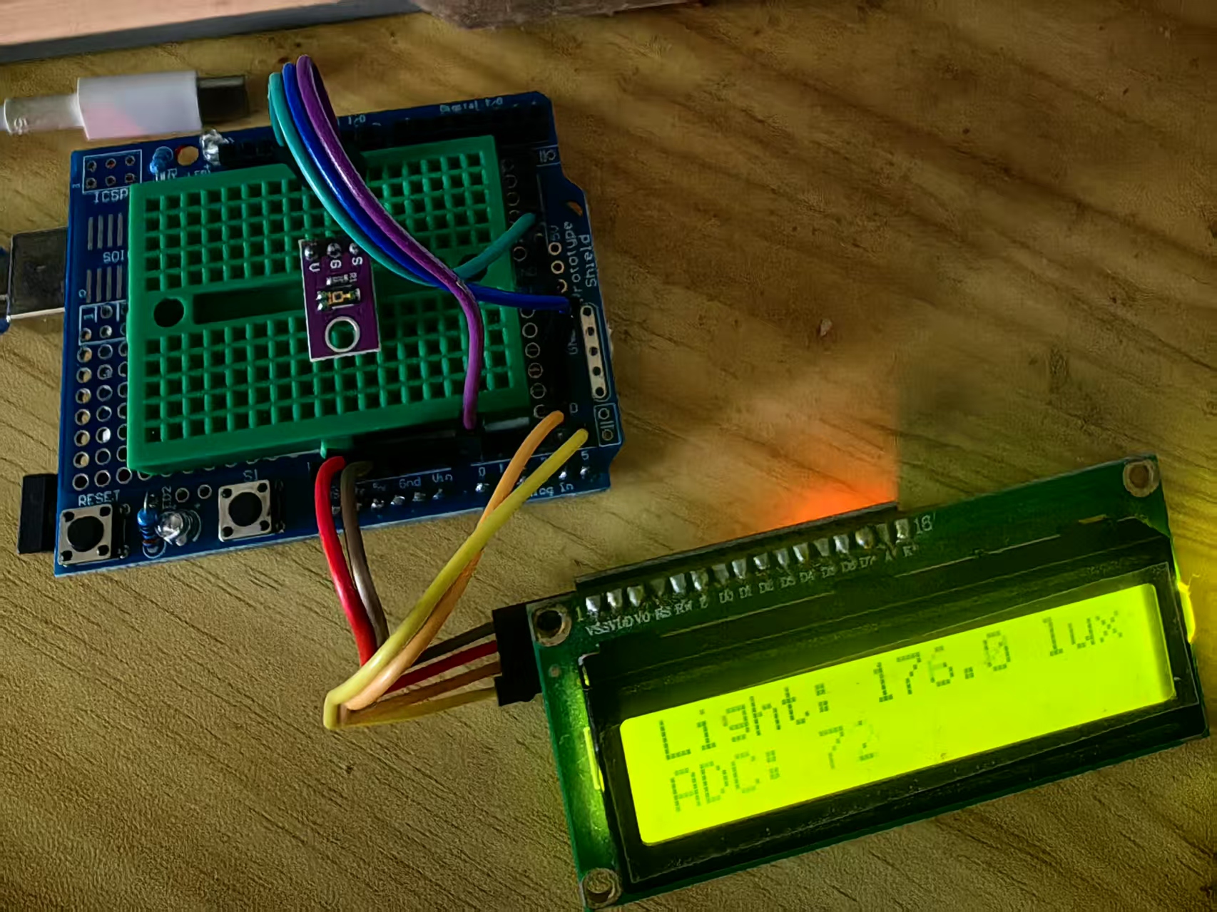 【花雕学编程】Arduino动手做（255）---TEMT6000 模块4个实验图3