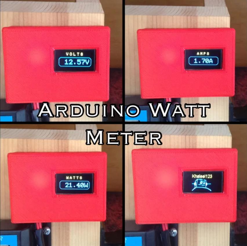 【Arduino 动手做】3D 打印 Arduino OLED 电表图1