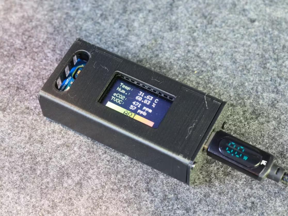 【Arduino 动手做】紧凑的ESP32物联网空气质量监测器图3