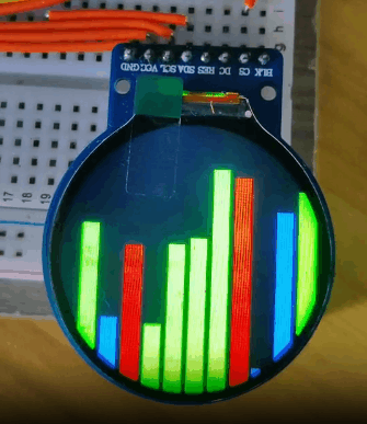【花雕学编程】Arduino动手做（249）--GC9A01屏39个特色案例图1