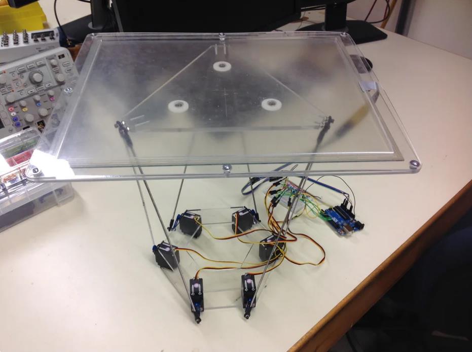 【Arduino 动手做】PID控制球平衡Stewart平台图1