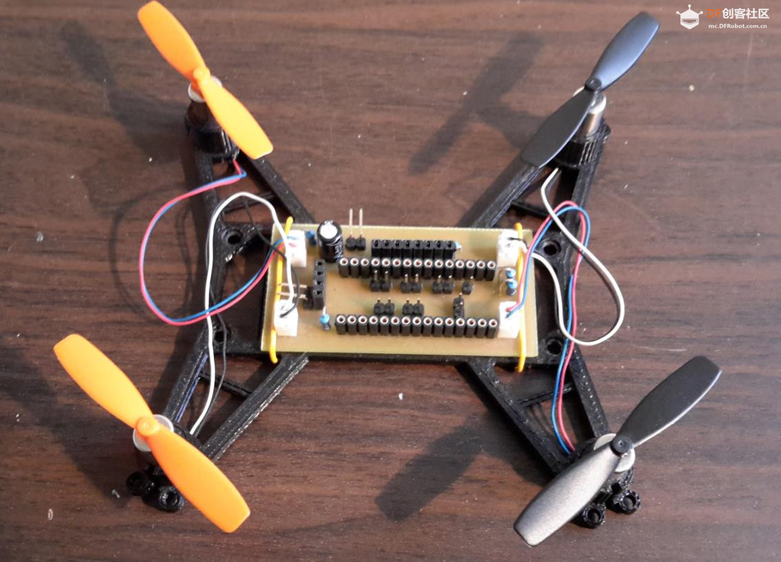 【Arduino 动手做】3D打印 Arduino Nano 微型四轴飞行器图1