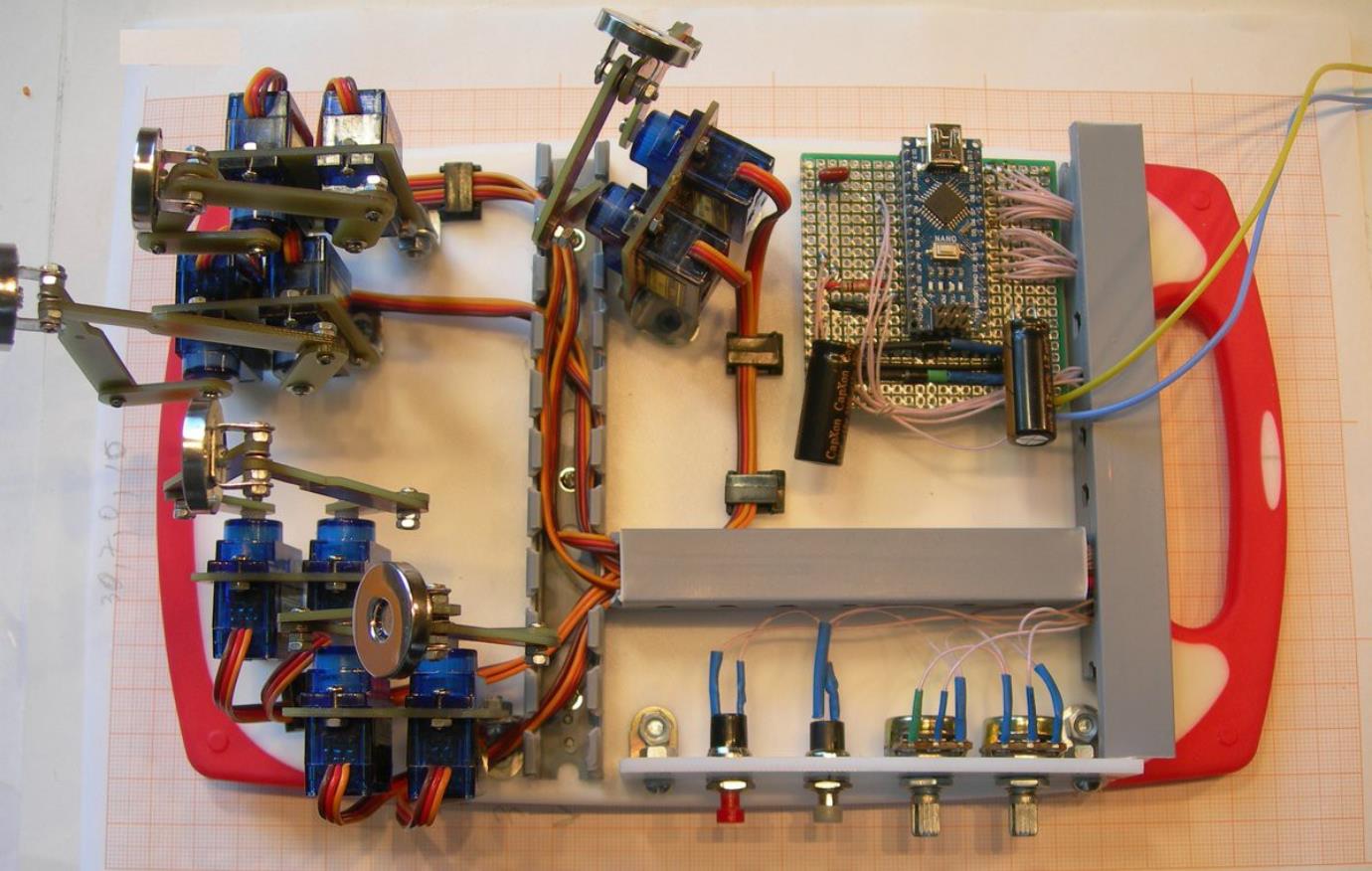 【Arduino 动手做】3D打印的10舵机中风后痉挛康复助手图2