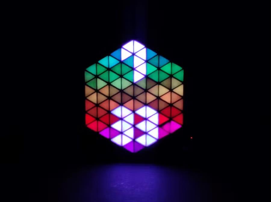 【Arduino 动手做】RGB HexMatrix | 物联网时钟图1