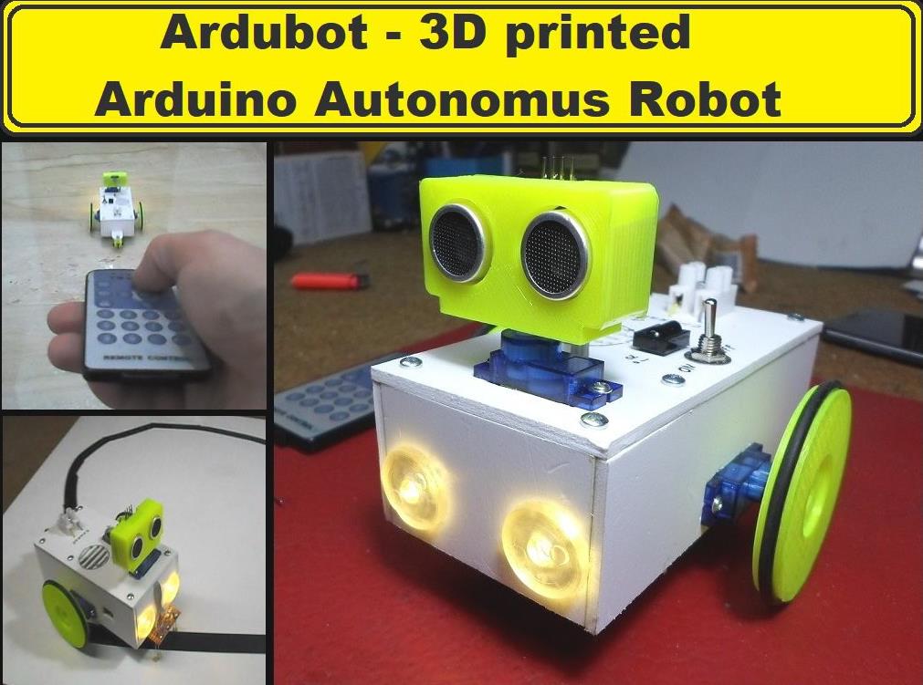【Arduino 动手做】ARDUBOT - 3D 打印的 Arduino 机器人图2