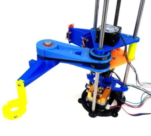 【Arduino 动手做】大部分打印的 SCARA 机械臂，用于笔式...图3