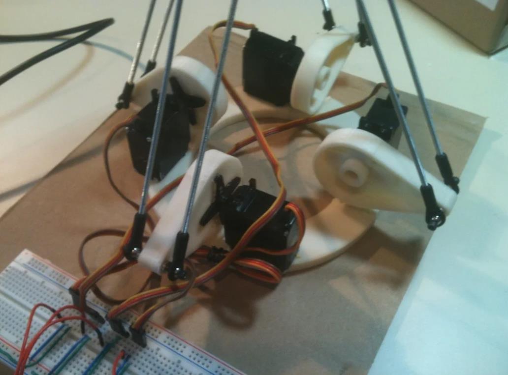 【Arduino 动手做】Delta-Robot 四摇臂机器人图2