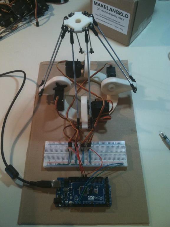 【Arduino 动手做】Delta-Robot 四摇臂机器人图3