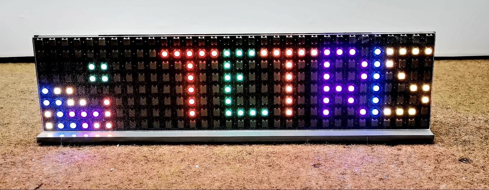 【Arduino 动手做】ESP2866 控制 8x32 矩阵 WS2812 LED图12