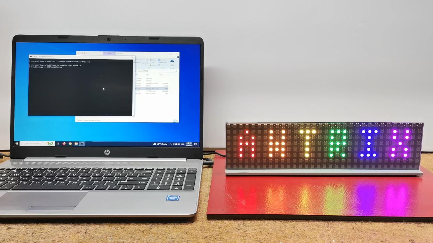 【Arduino 动手做】ESP2866 控制 8x32 矩阵 WS2812 LED图11