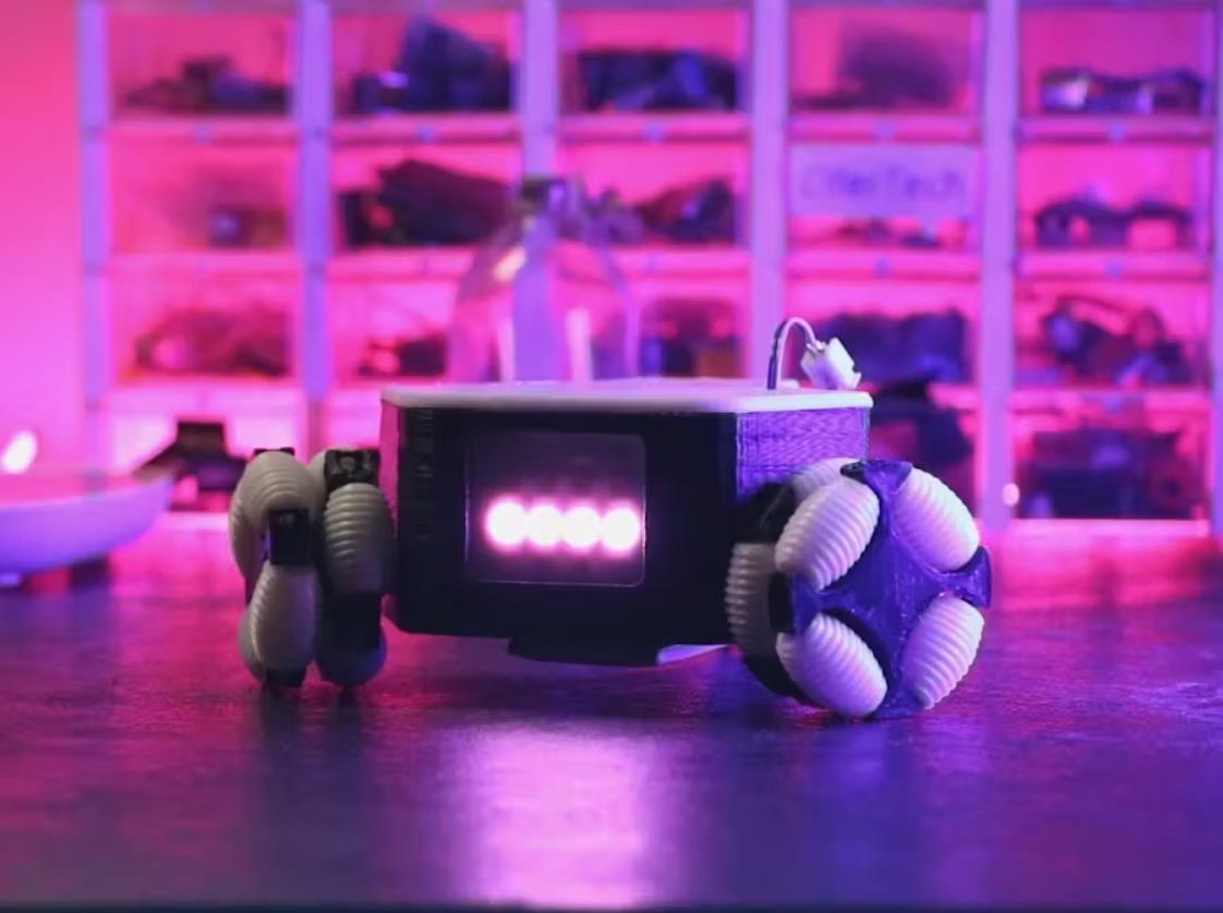 【Arduino 动手做】可以向任何方向移动的三轴麦轮机器人图2