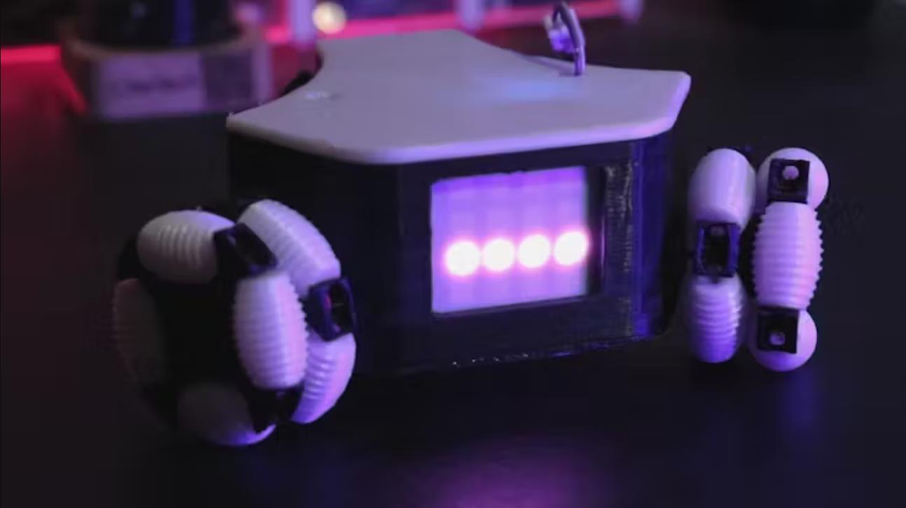 【Arduino 动手做】可以向任何方向移动的三轴麦轮机器人图1
