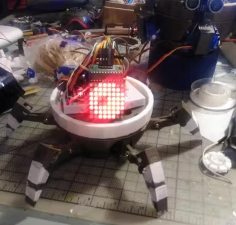 【Arduino 动手做】Anansi：一个很酷的蜘蛛状机器人图8