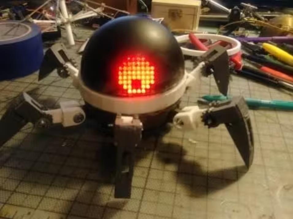 【Arduino 动手做】Anansi：一个很酷的蜘蛛状机器人图2