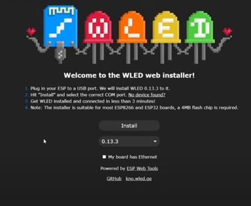 【Arduino 动手做】WLED & ESP32：DIY LED项目的动态二重奏图8