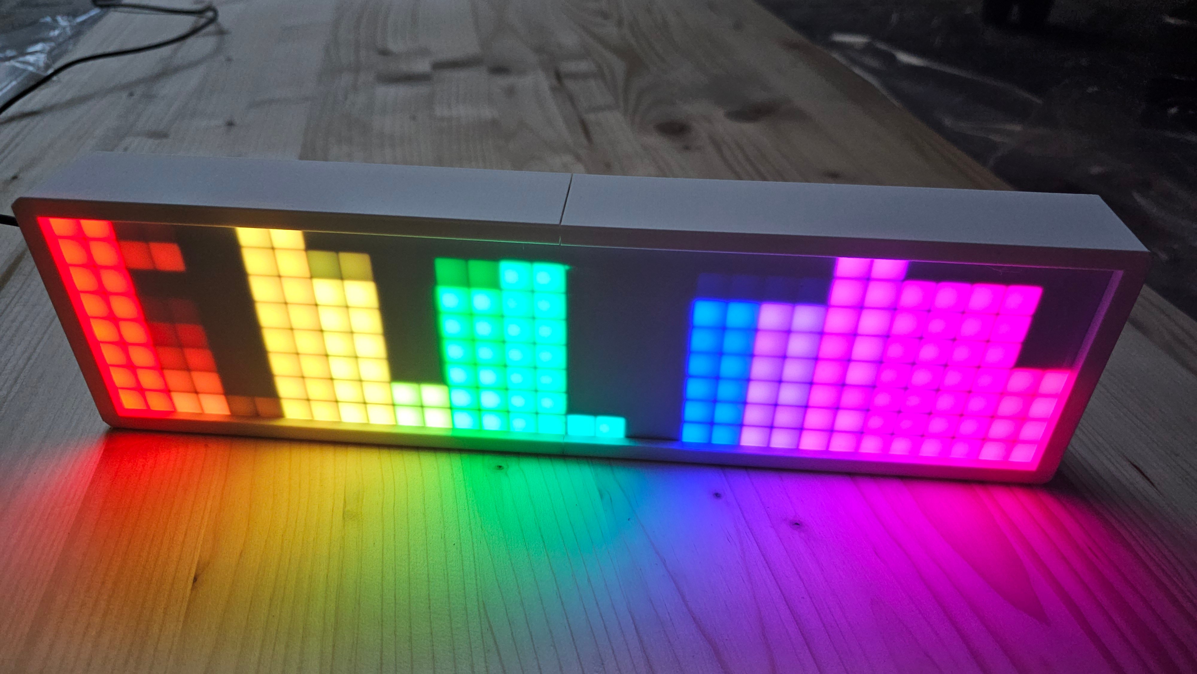 【Arduino 动手做】3D 打印 8x32 LED 矩阵扩散器图5