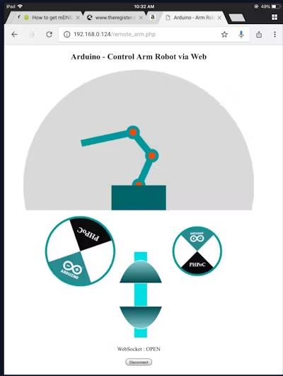 【Arduino 动手做】Arduino - 通过 Web 控制 Arm 机器人图3