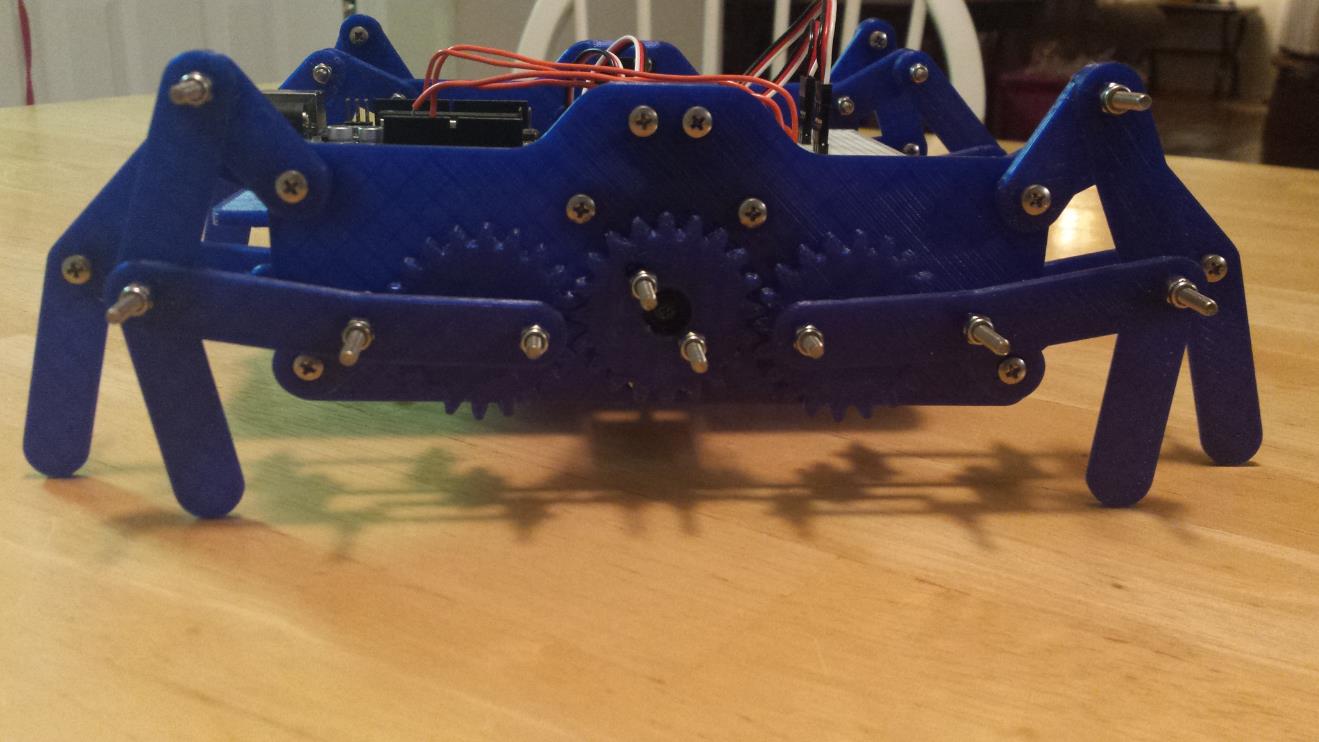 【Arduino 动手做】Klann Linkage：3D 打印步行机器人图10